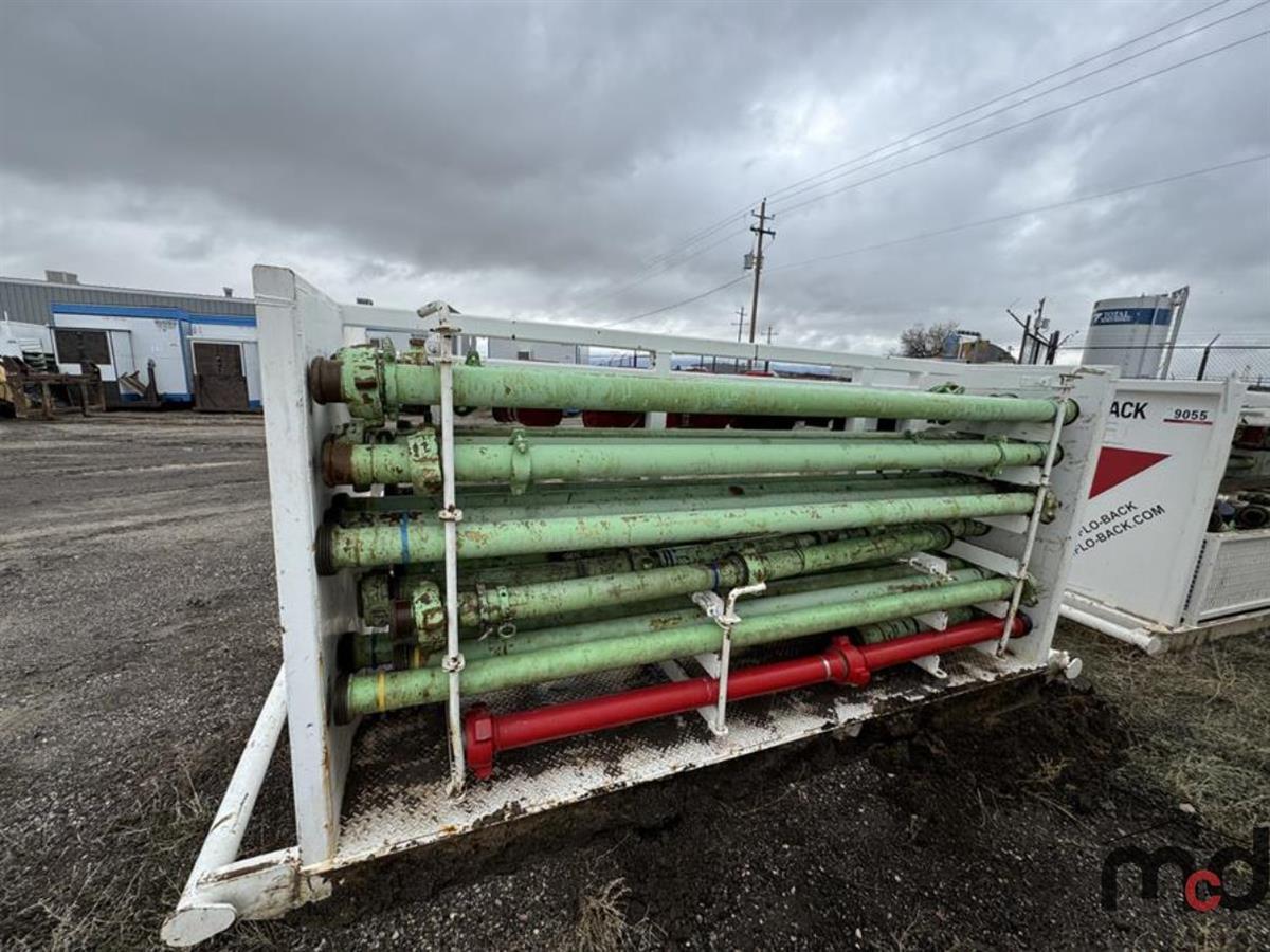 RDI 5x12 Skid Mounted Pipe Storage Rack