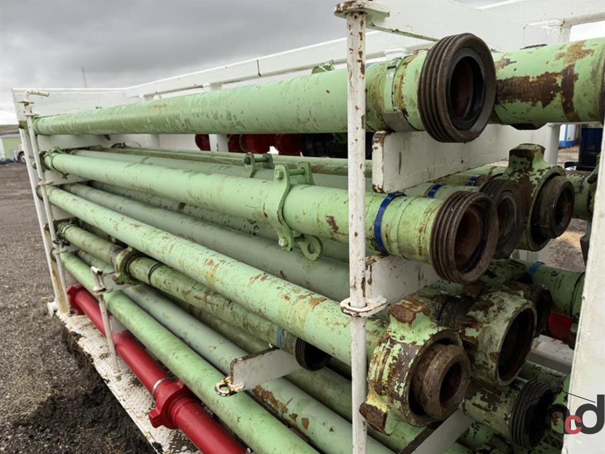 RDI 5x12 Skid Mounted Pipe Storage Rack