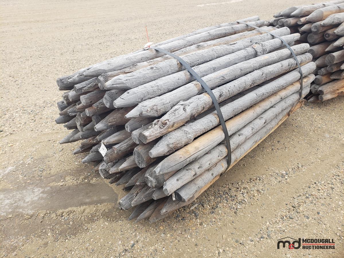 Approx. 6' Untreated Fence Posts