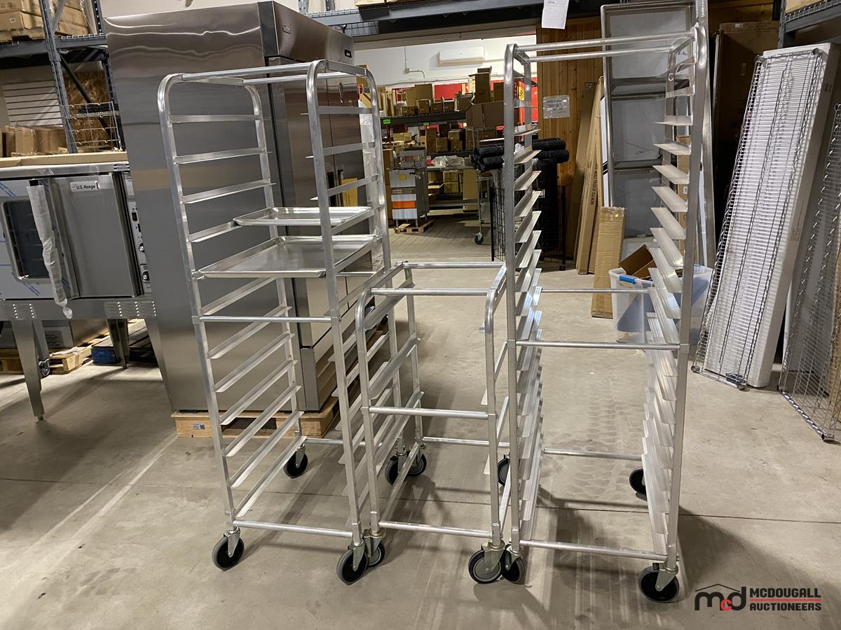 (3) Rolling Racks