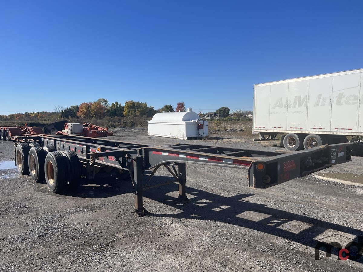 2001 Max Atlas Tri/A Container Chassis Trailer