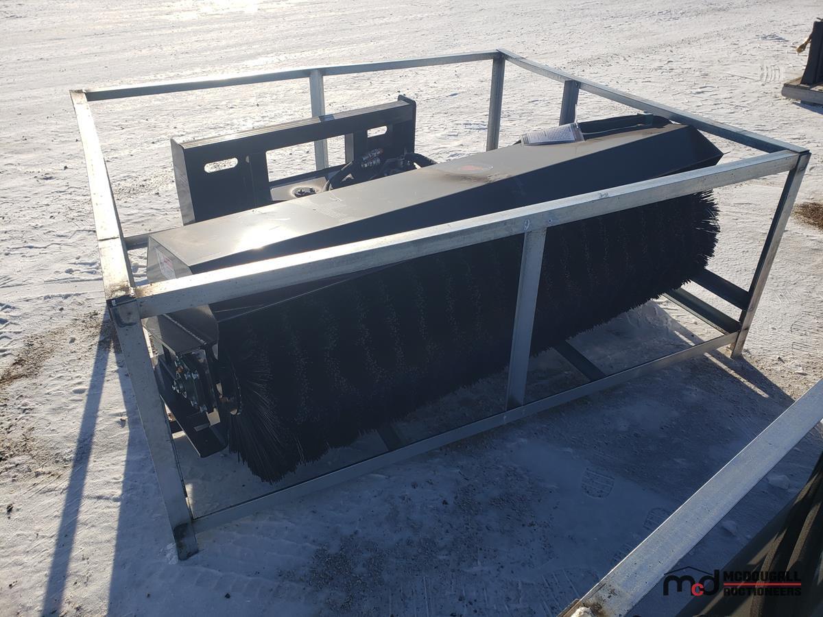 2024 Wolverine PAB-11-72W Skid Steer Heavy Duty Hydraulic Angle Broom