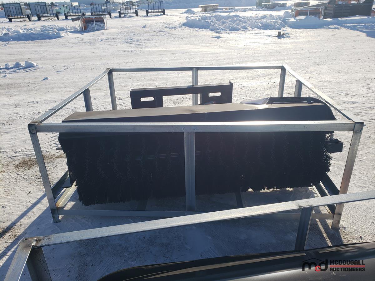 2024 Wolverine PAB-11-72W Skid Steer Heavy Duty Hydraulic Angle Broom