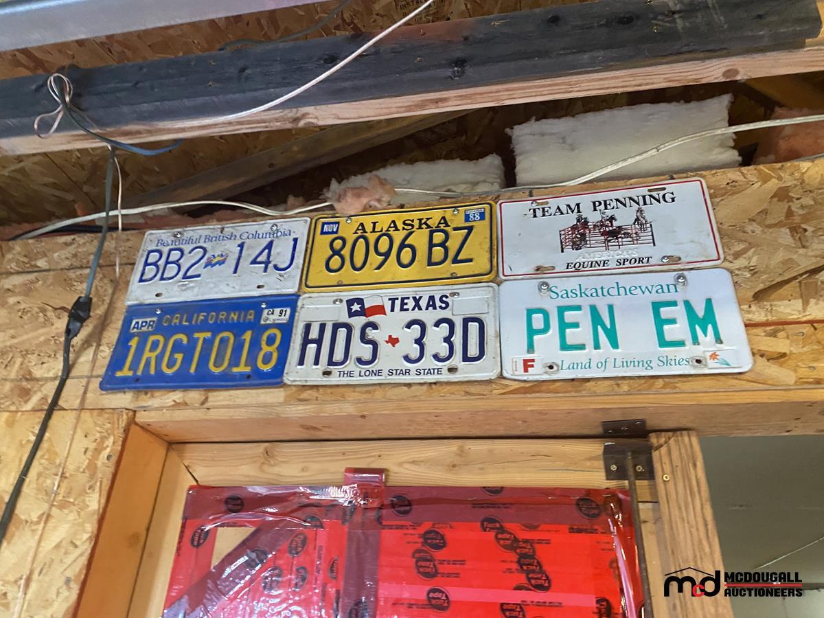 Assorted License Plate Collection (#209)