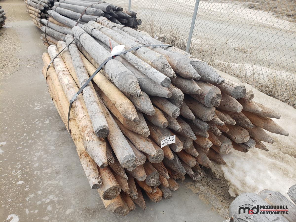 Approx. 6' Untreated Fence Posts