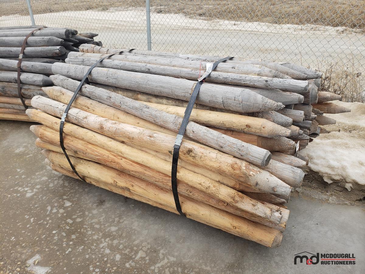 Approx. 6' Untreated Fence Posts