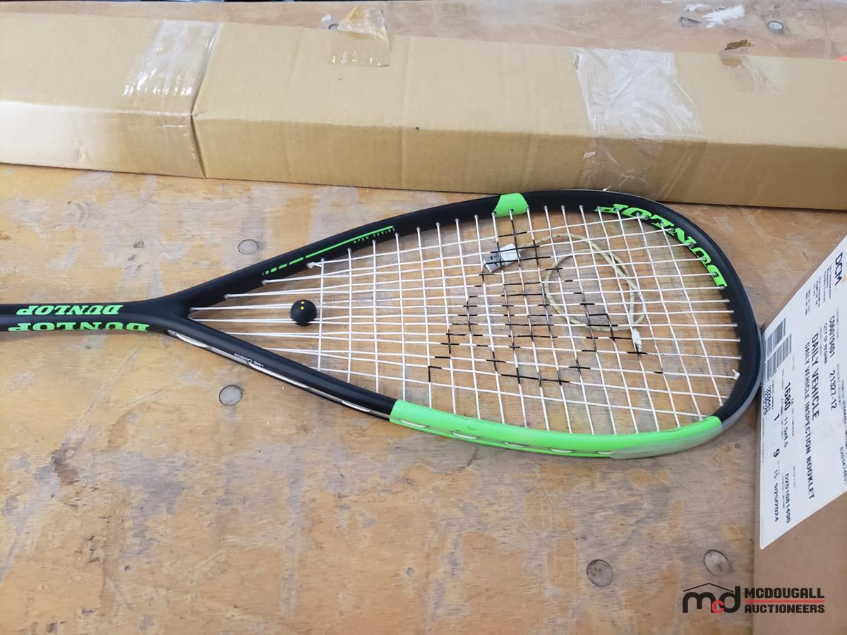 Box of Cones, Flag, Glove & Racket