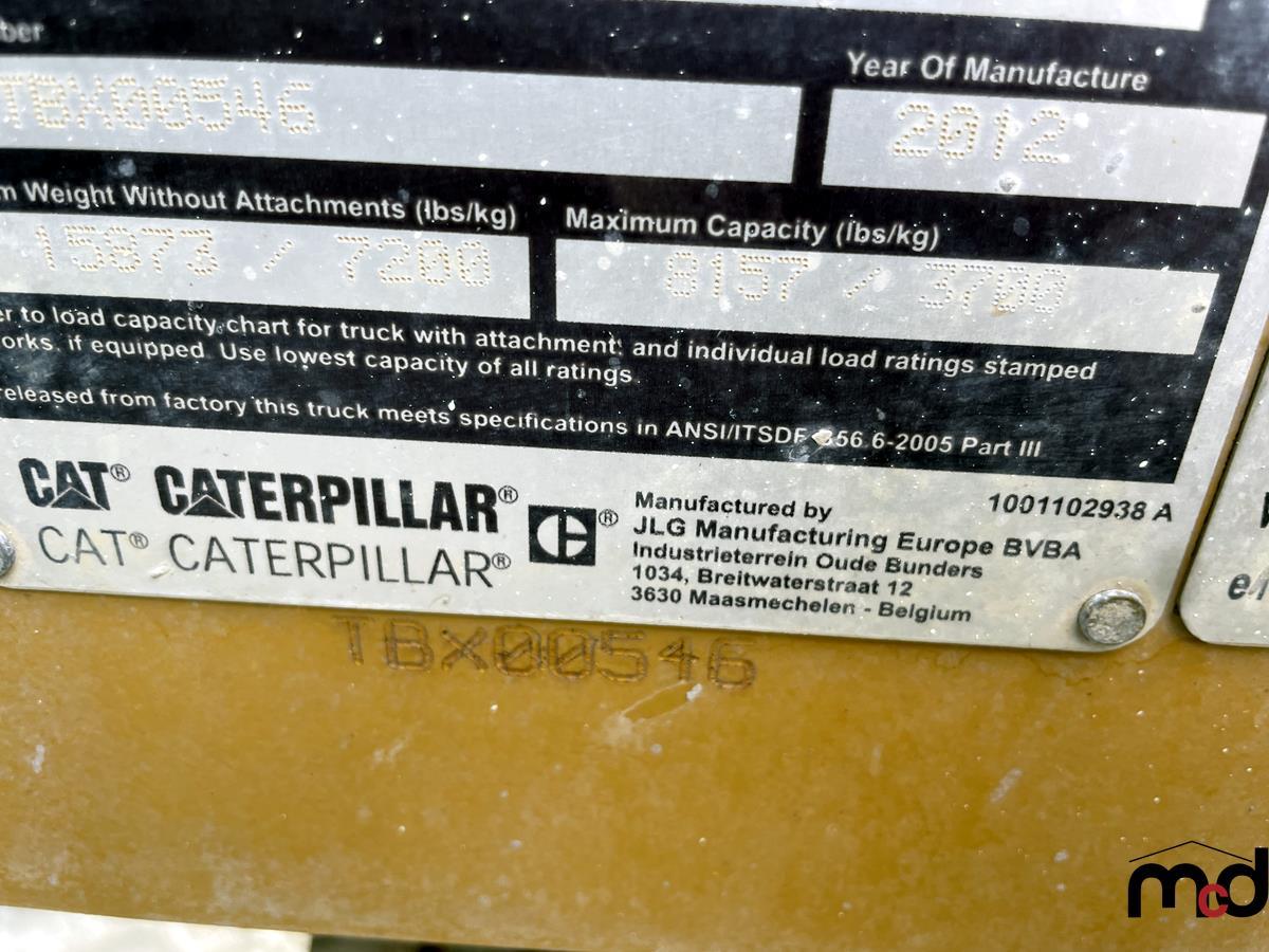 2012 Caterpillar TH406 Telehandler