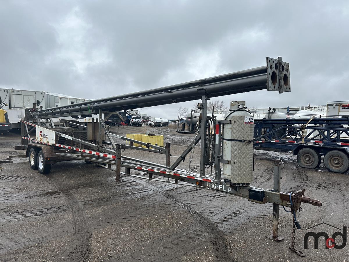 2007 Flow Specialties 40' T/A Flare Stack Trailer