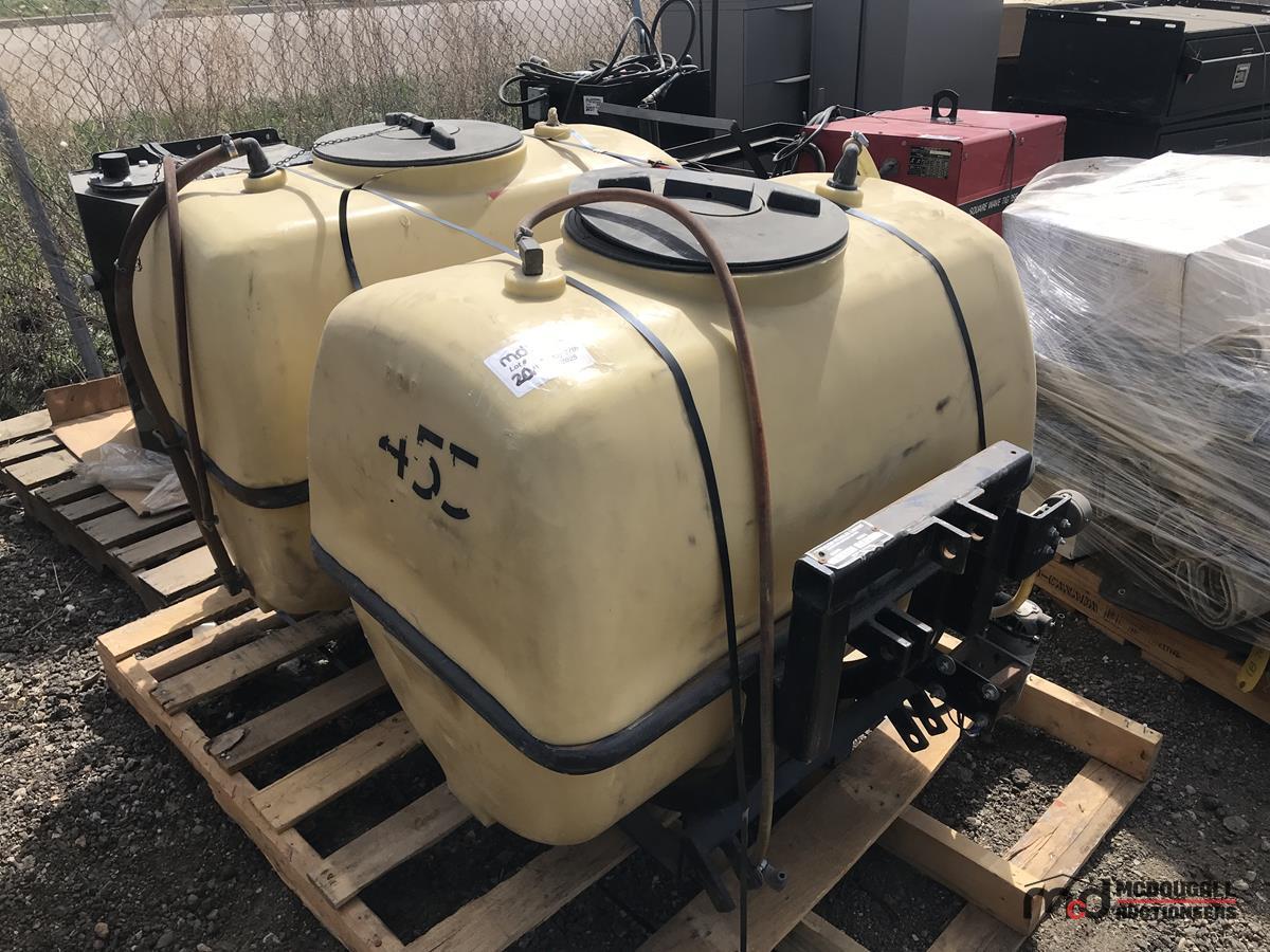 (2) Trackless Vehicle WT Tank Attachments