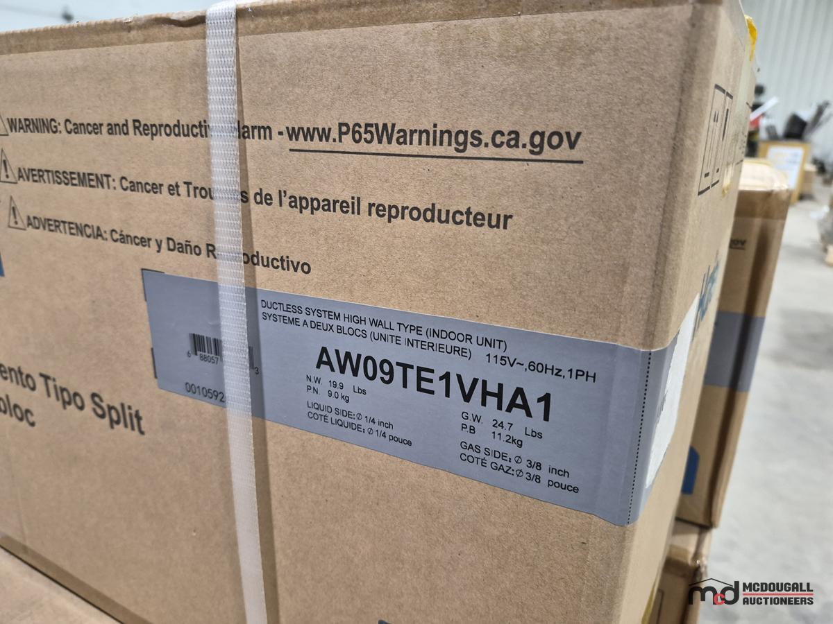 Haier Split Heat Pump Inside/Outside Unit Systems (2 Boxes)