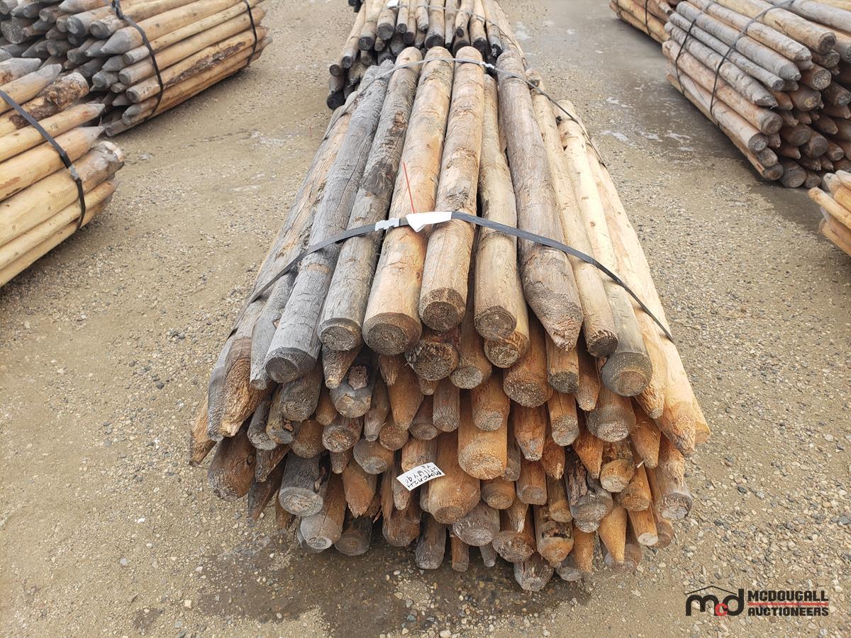 Approx. 6' Untreated Fence Posts