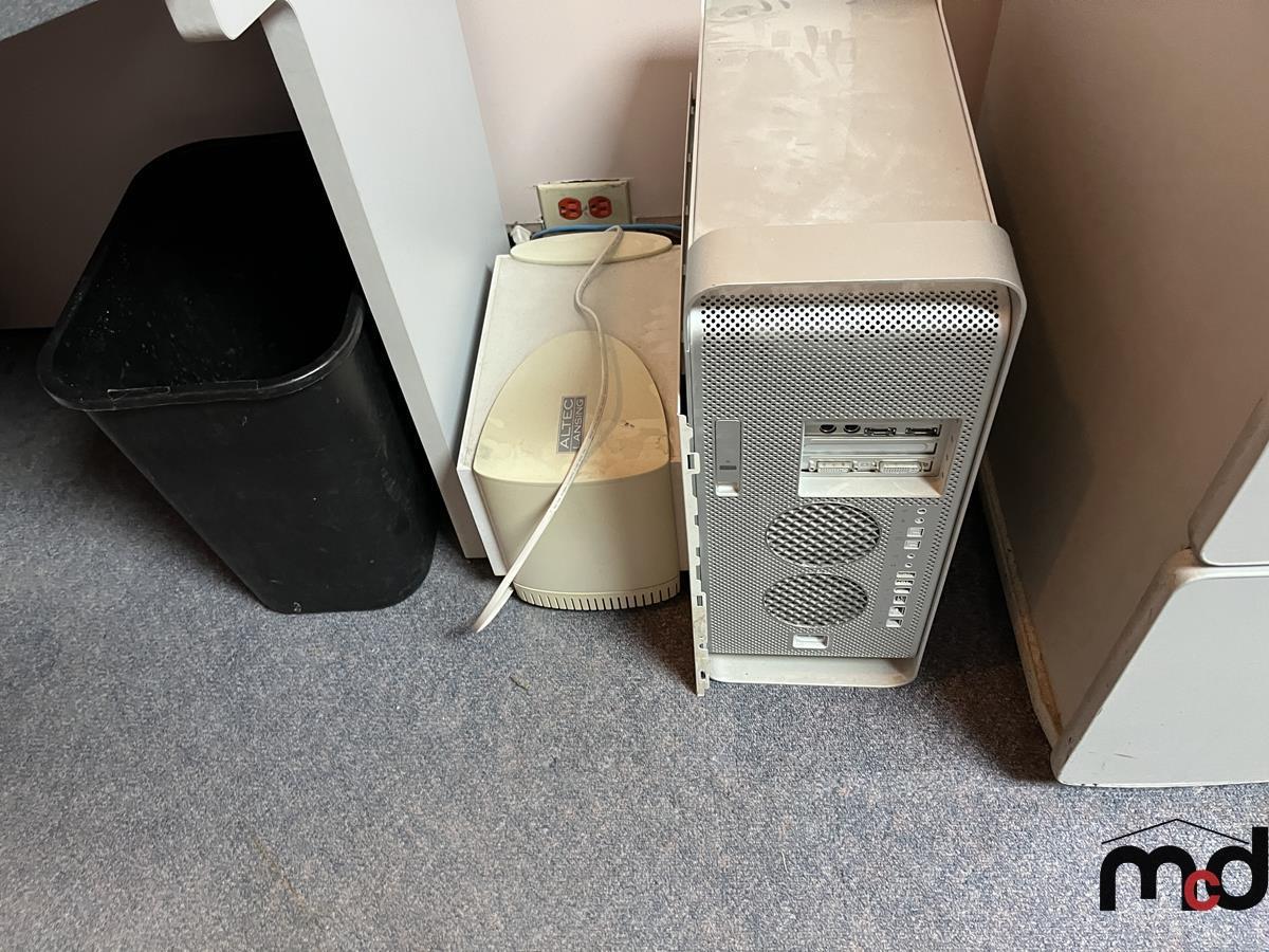 Corner Desk, Monitors, Printer, Chair, Keyboard, Computer Towers and ...