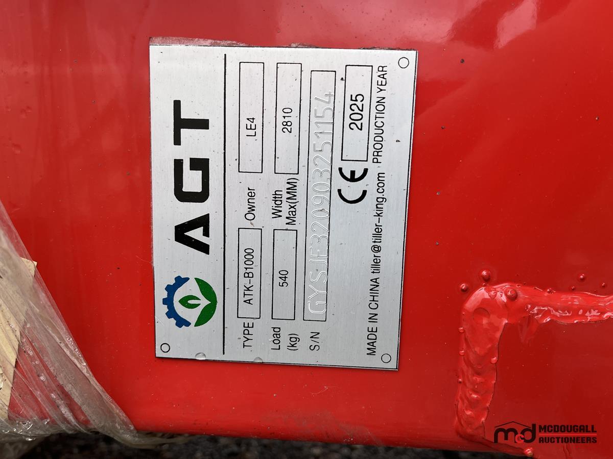 2025 AGT ATK-B1000 2-Post Base Plate Auto Lift