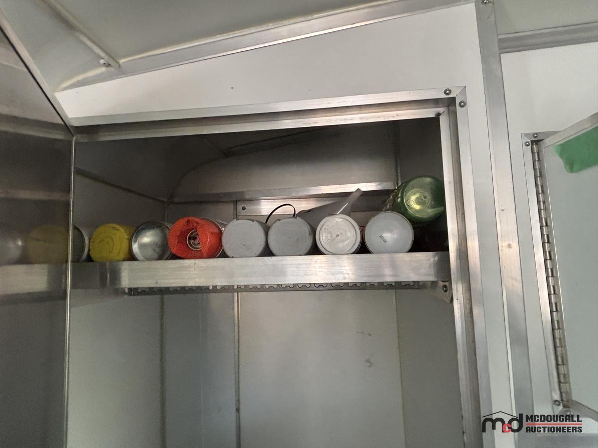 Contents of Front Trailer Including Drawers and Counters