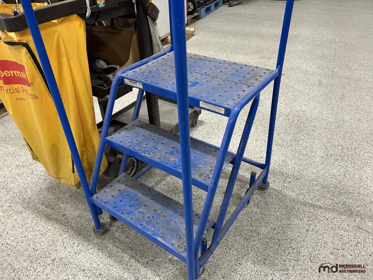Janitor Cart & Rolling Ladder