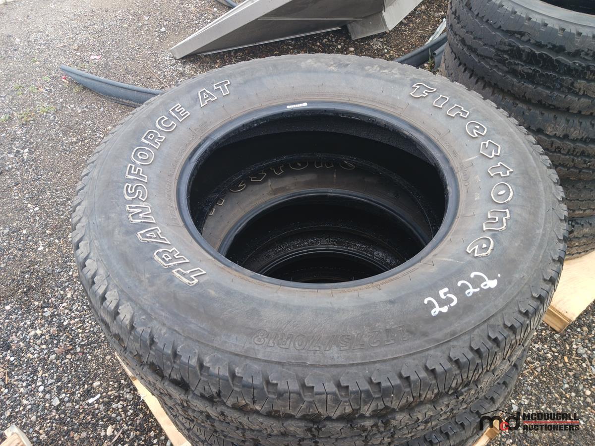 (4) Firestone Transforce LT275/70R18