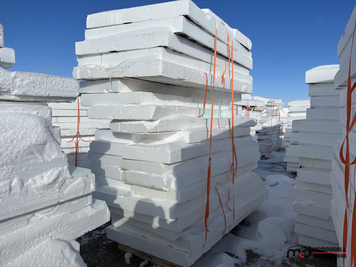 (1) Pallet of Styrofoam Insulation Panels