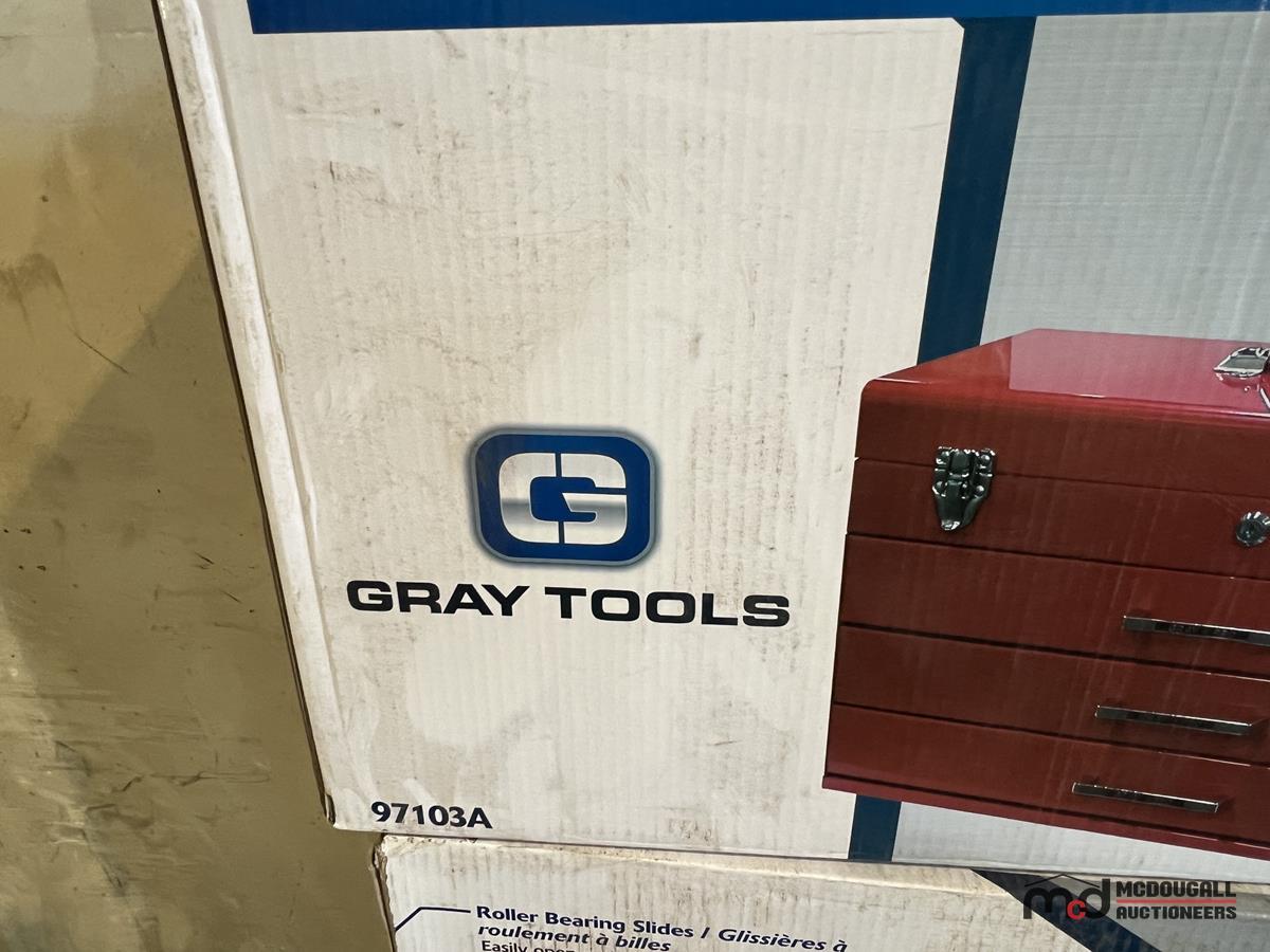 (3) Gray Tools Toolboxes