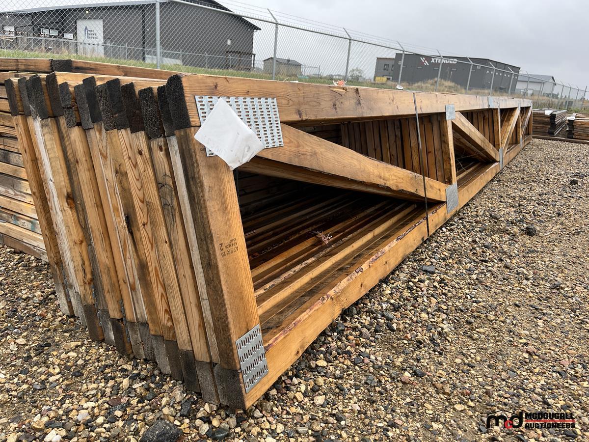 (25' x 2' x 1 1/2'') Bundle of Wood Trusses