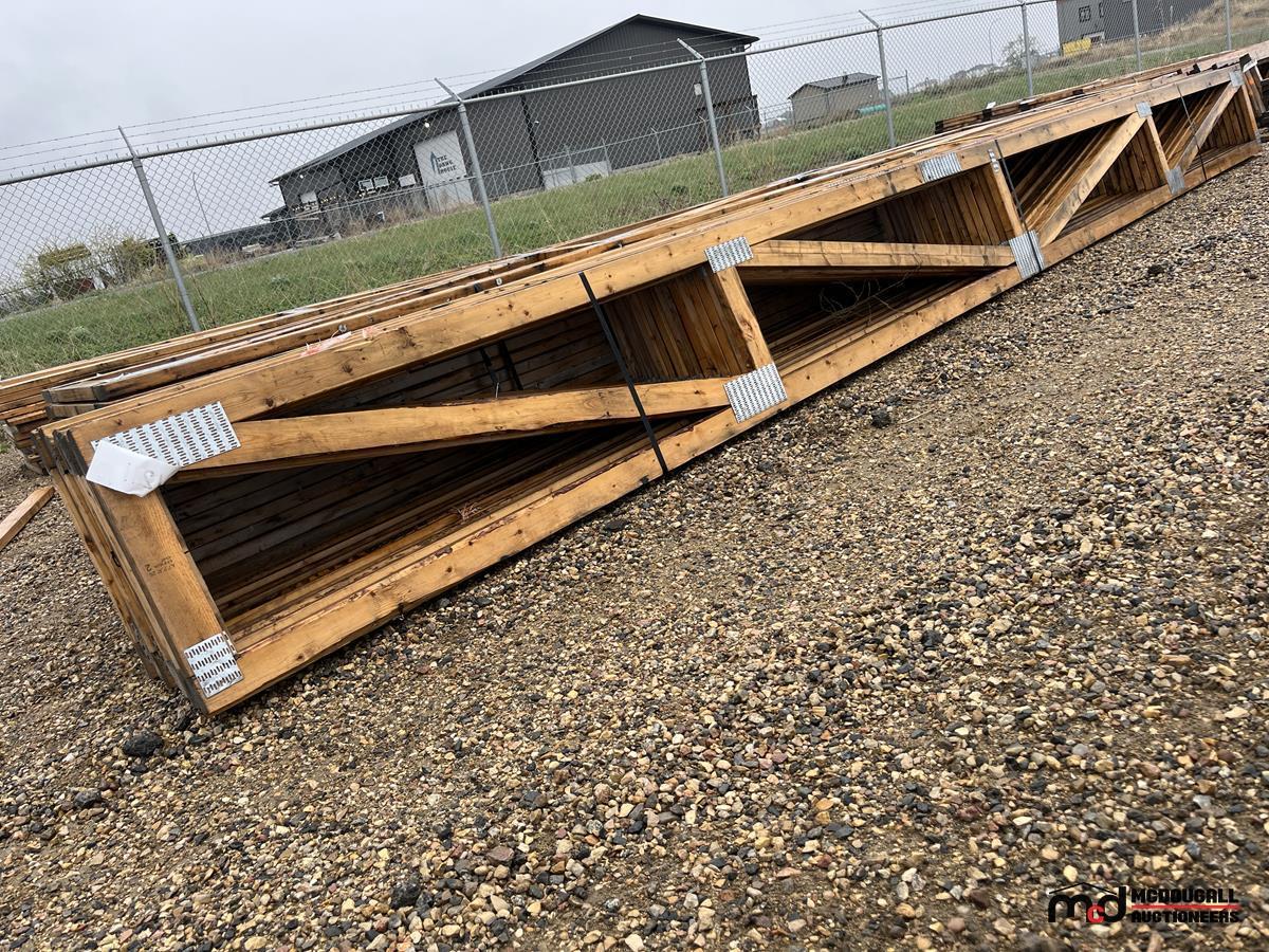 (25' x 2' x 1 1/2'') Bundle of Wood Trusses