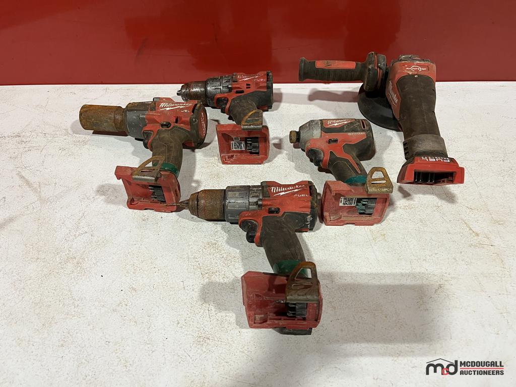 Assorted Milwaukee Tools