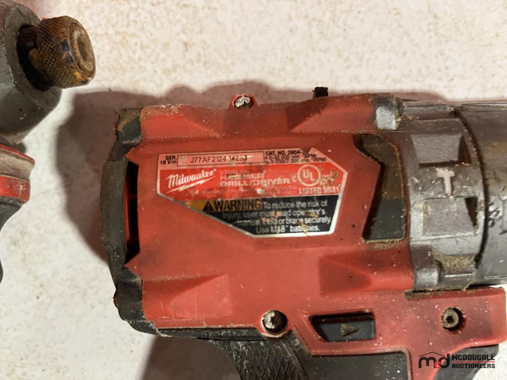 Assorted Milwaukee Tools