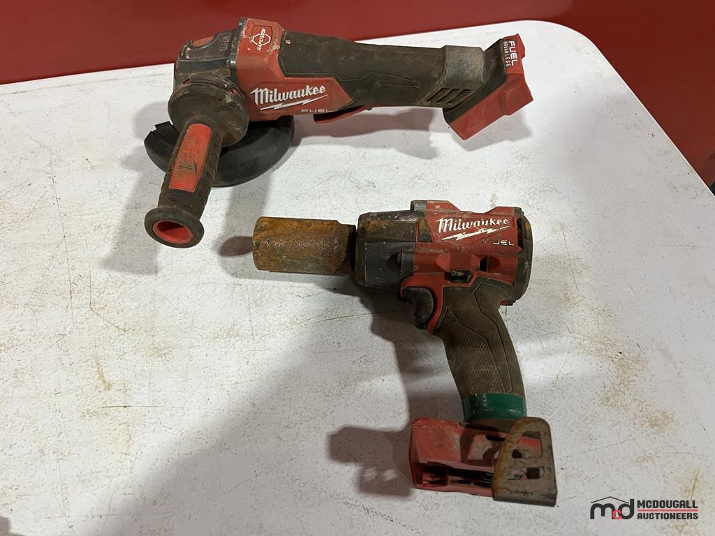 Assorted Milwaukee Tools