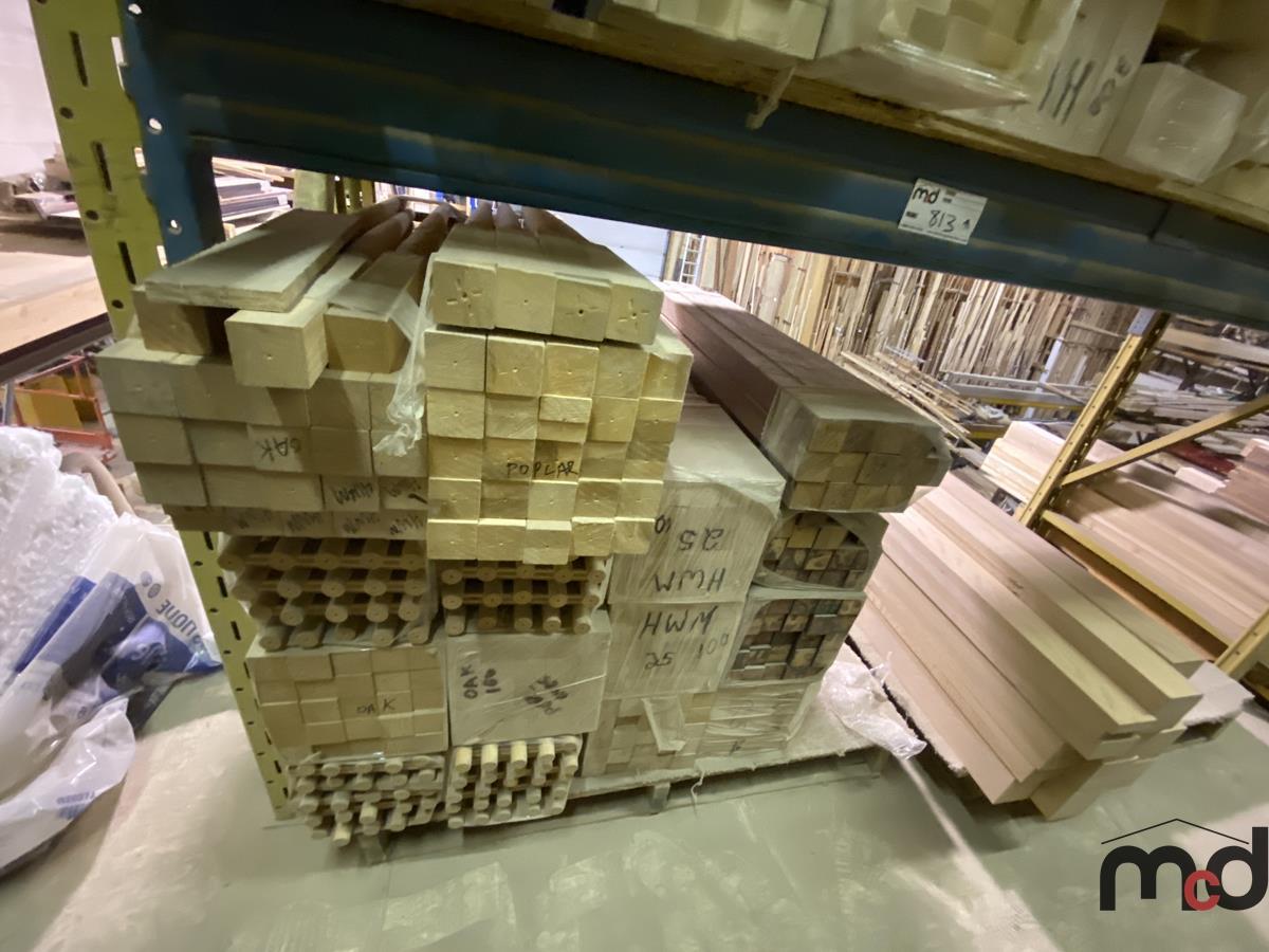 (3) Pallets of Railing Posts and Slabs