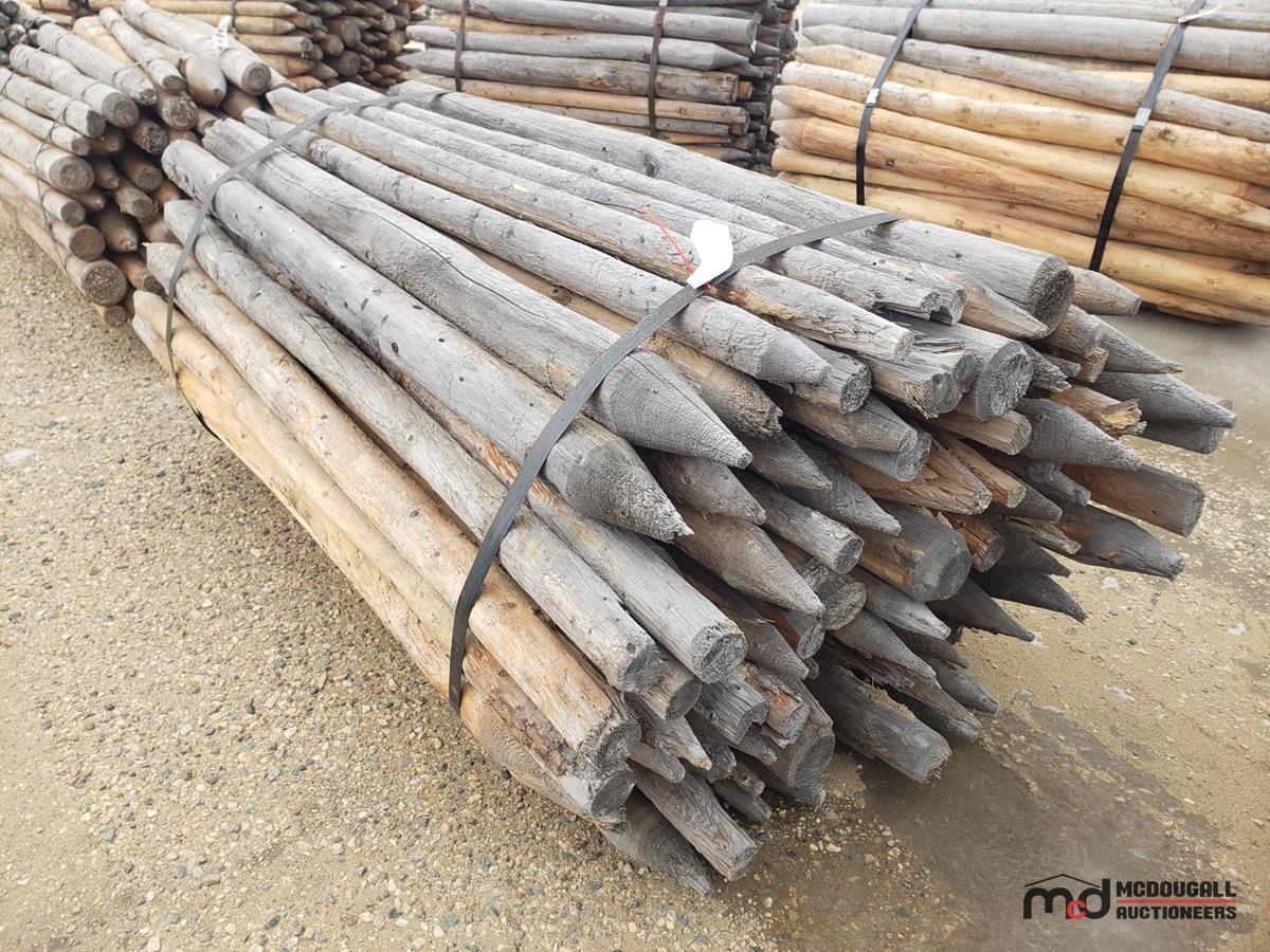 Approx. 6' Untreated Fence Posts