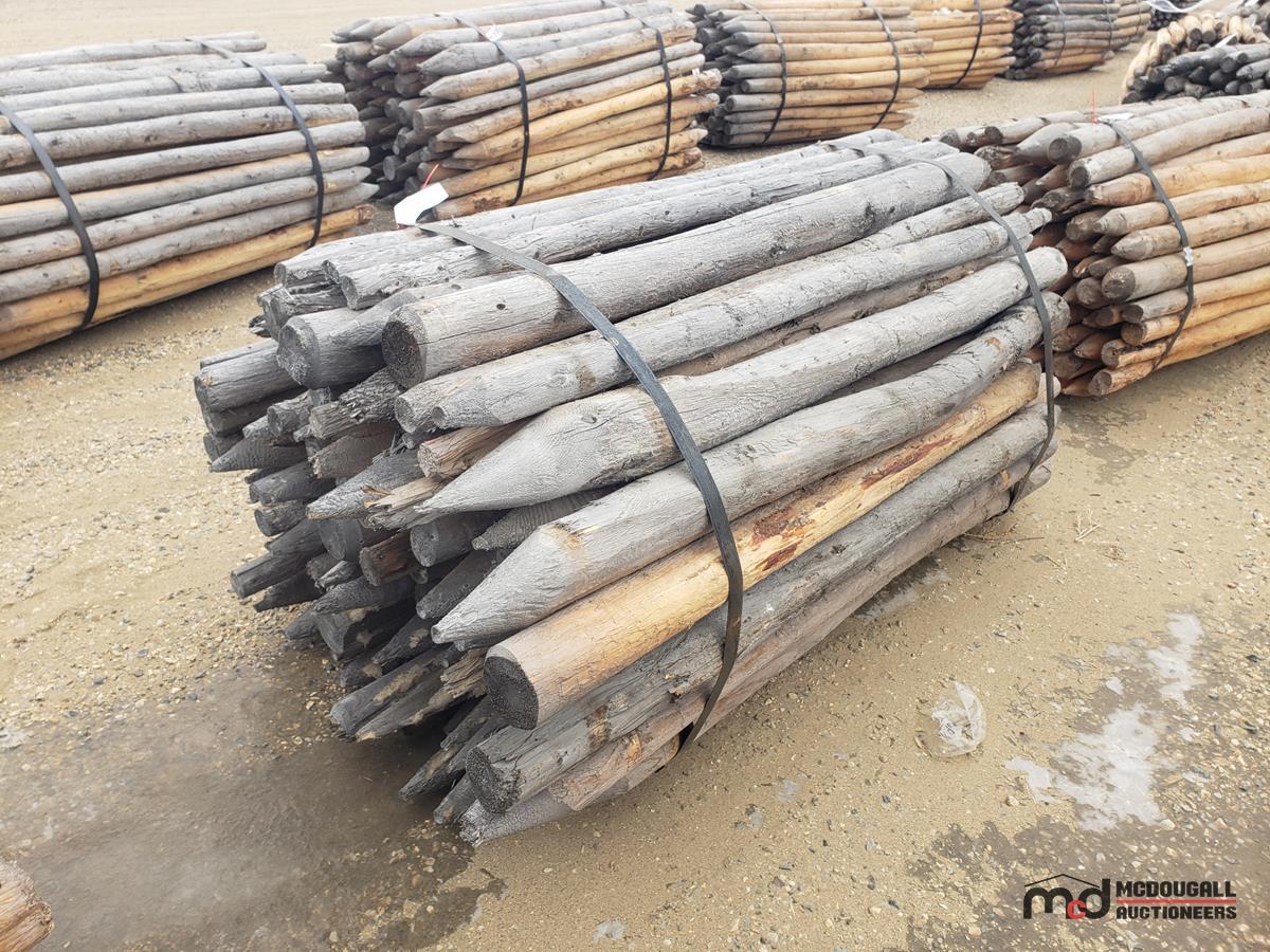 Approx. 6' Untreated Fence Posts