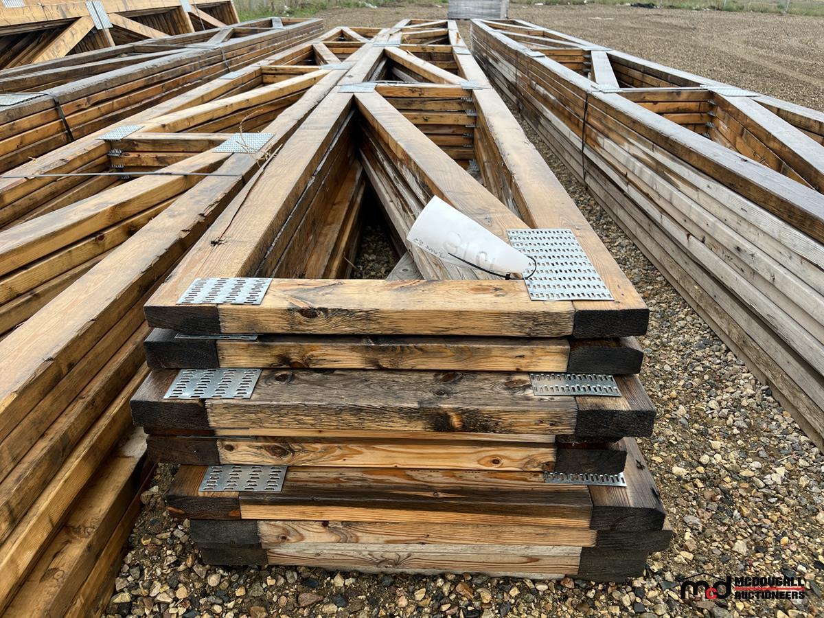 (25' x 2' x 1 1/2'') Bundle of Wood Trusses