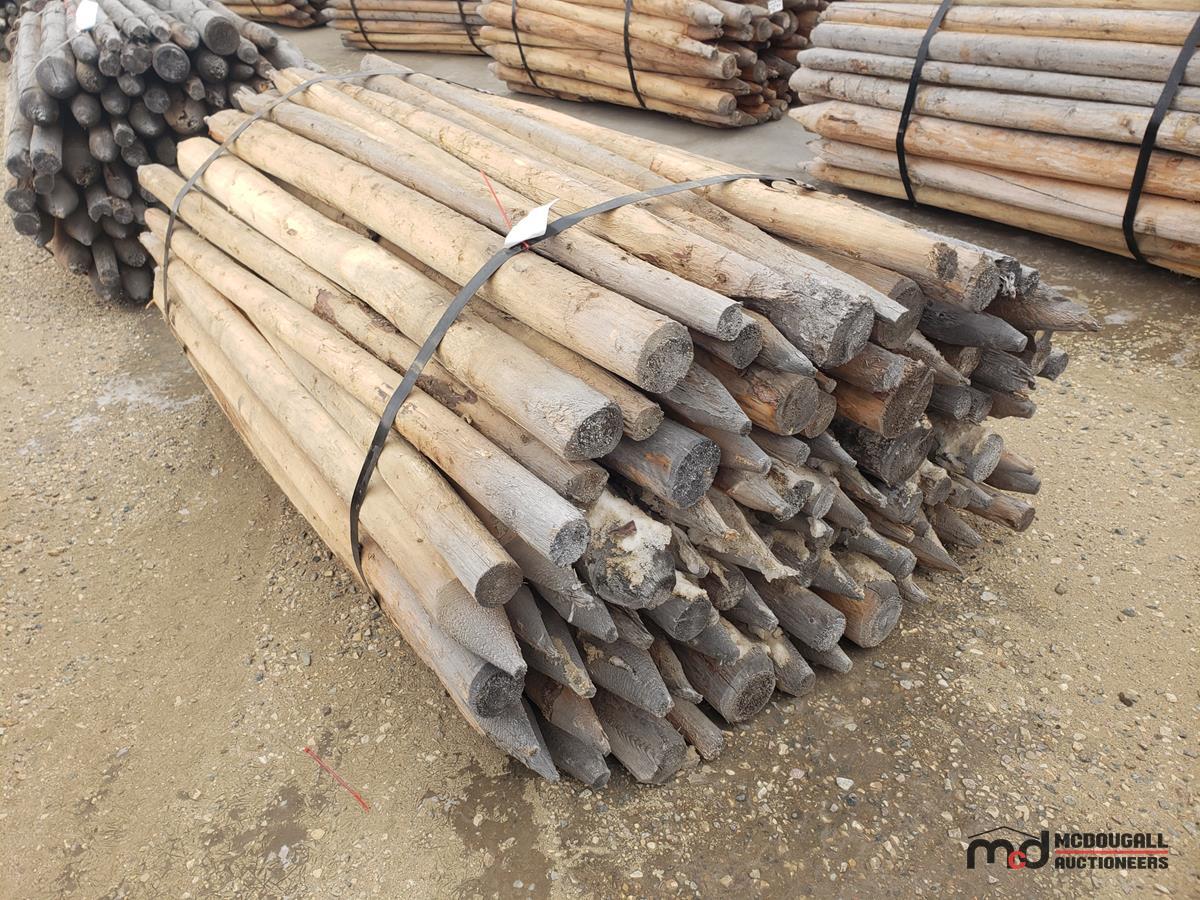 Approx. 6' Untreated Fence Posts