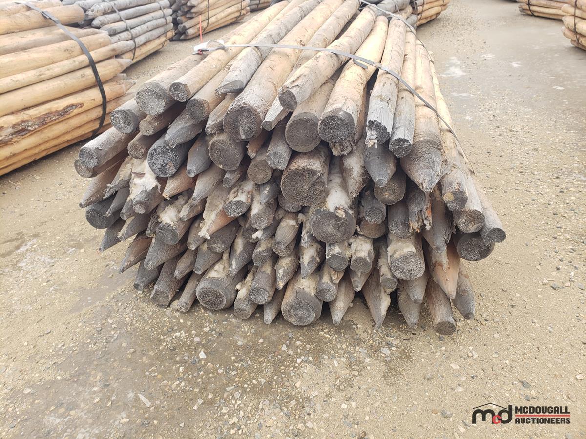 Approx. 6' Untreated Fence Posts
