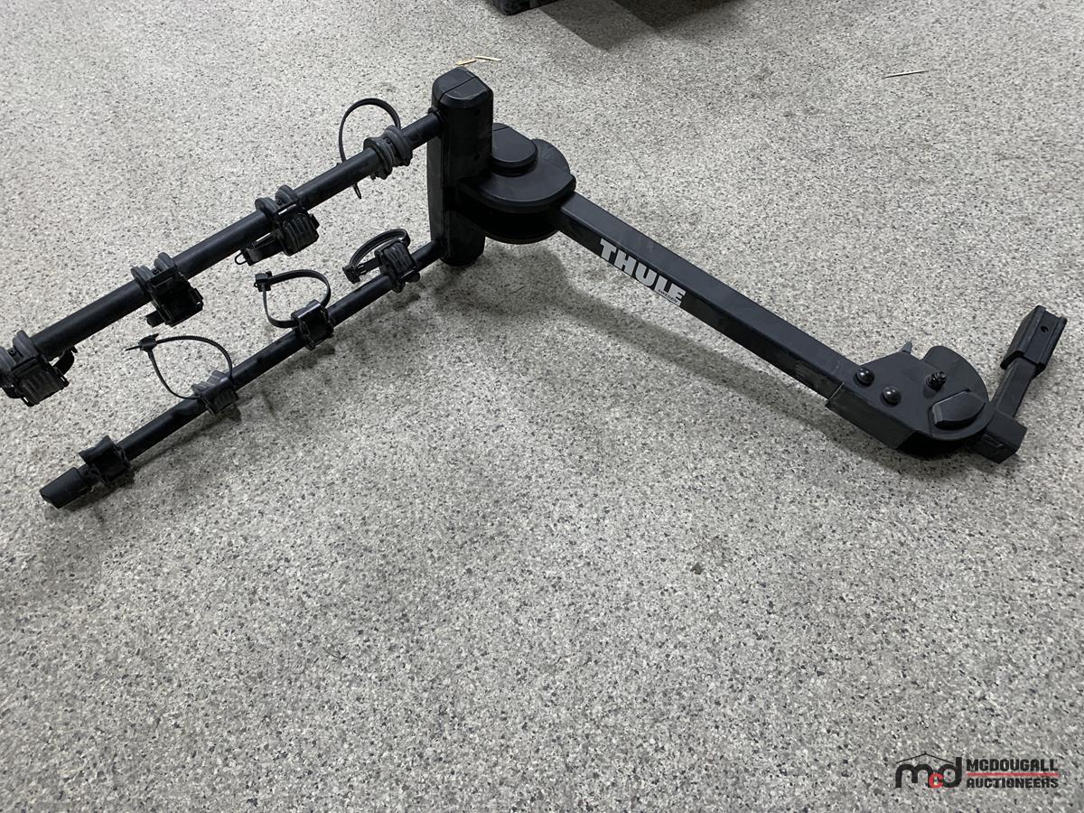 Jet Black 23 Indoor Bicycle Trainer & Thule Bicycle Bumper Rack