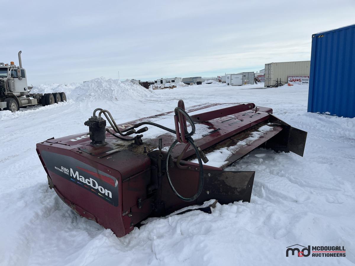 INSURANCE SALVAGE: 2009 MacDon R80 Rotary Disc