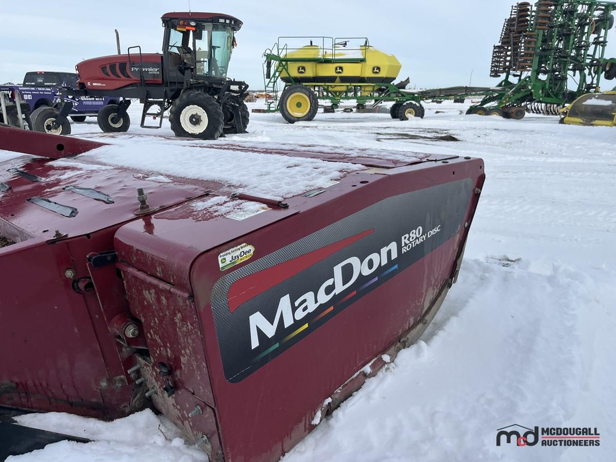 INSURANCE SALVAGE: 2009 MacDon R80 Rotary Disc