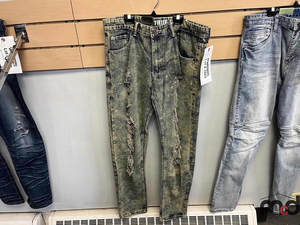 True Rock Acid Wash Jeans - Size 36