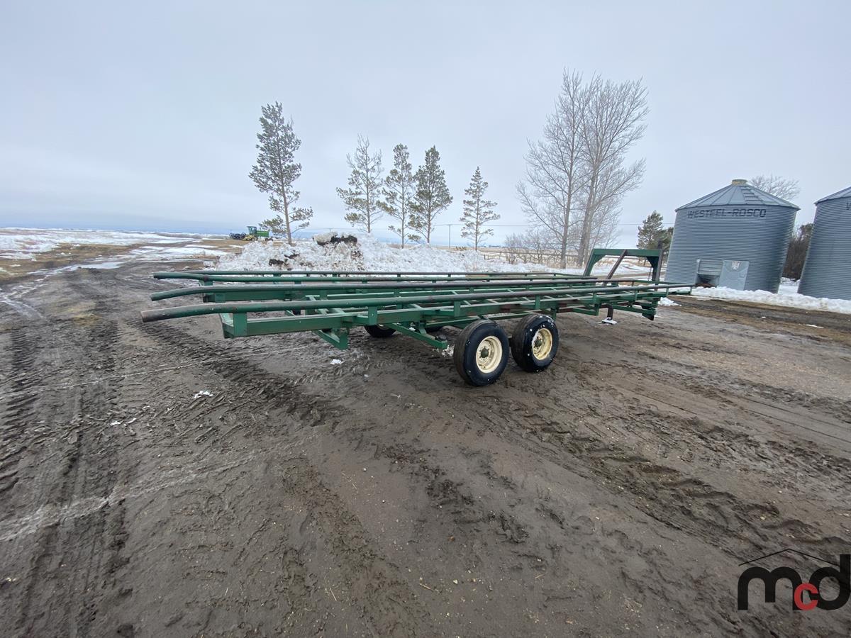 (10) Bale Self Unloading Bale Cart