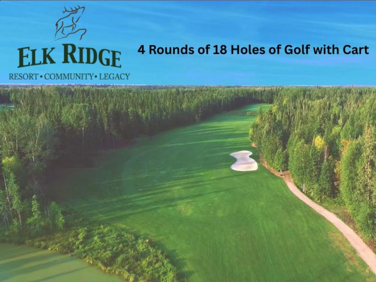 4 Rounds of 18 Holes of Golf w/ Cart from Elk Ridge Golf Course, Elk ...