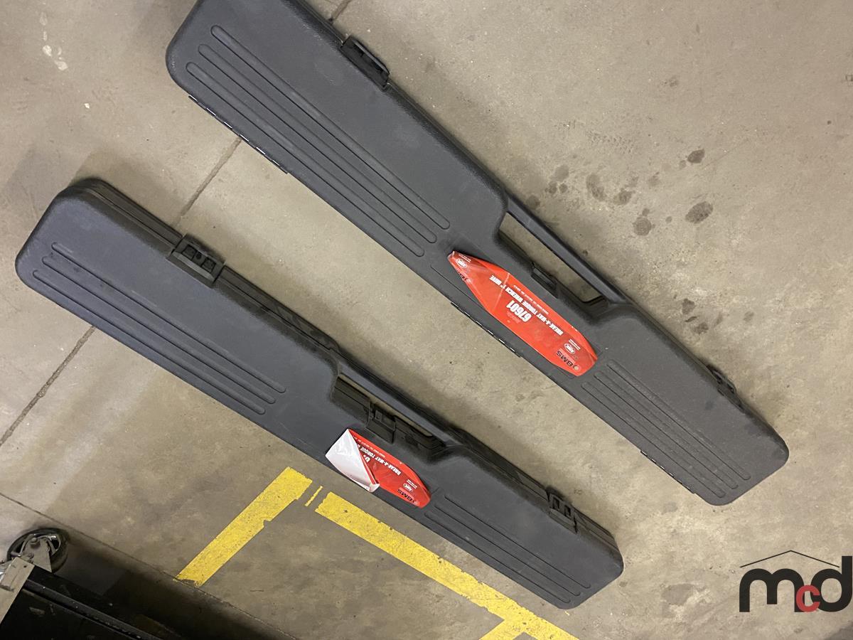Quantity of (2) Empty Torque Wrench Cases