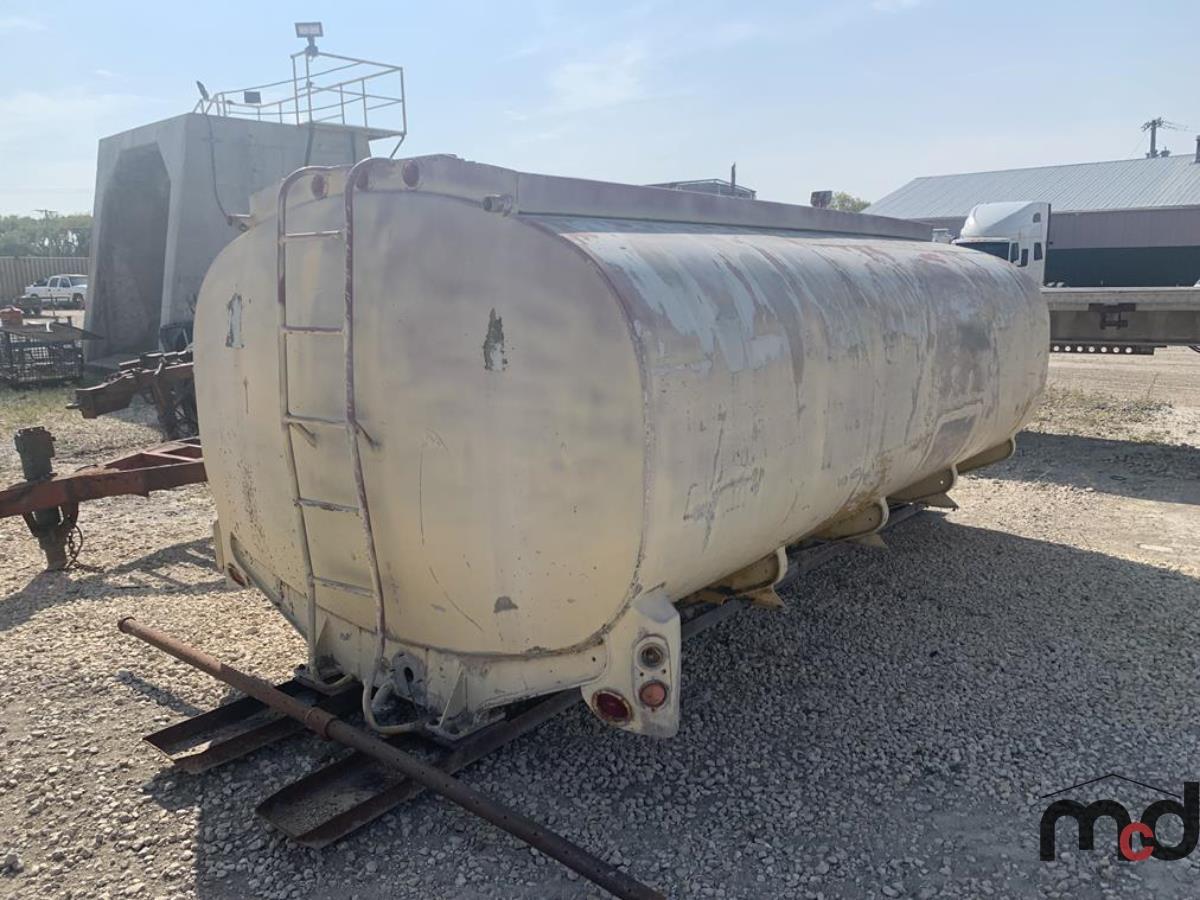 3000-Gallon Skid Mounted Aluminum Water Tank