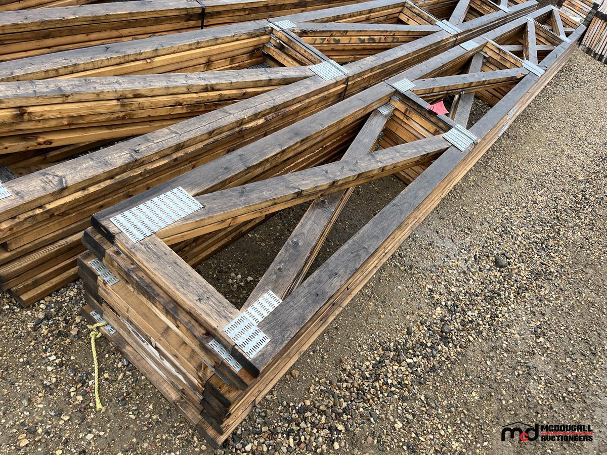 (25' x 2' x 1 1/2'') Bundle of Wood Trusses