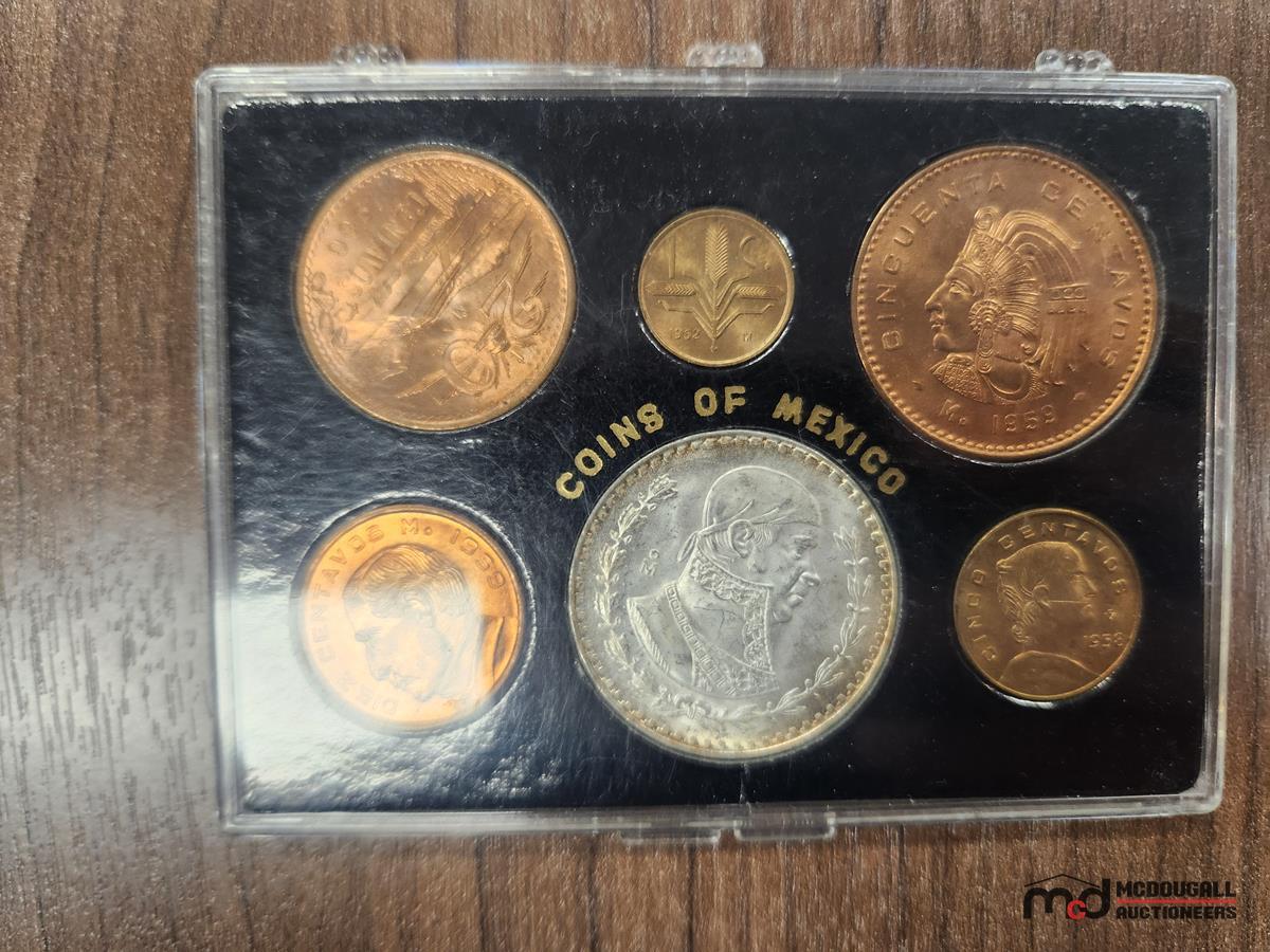 (14) Various Sets of Coins, Coins & Currency and Coins & Stamps