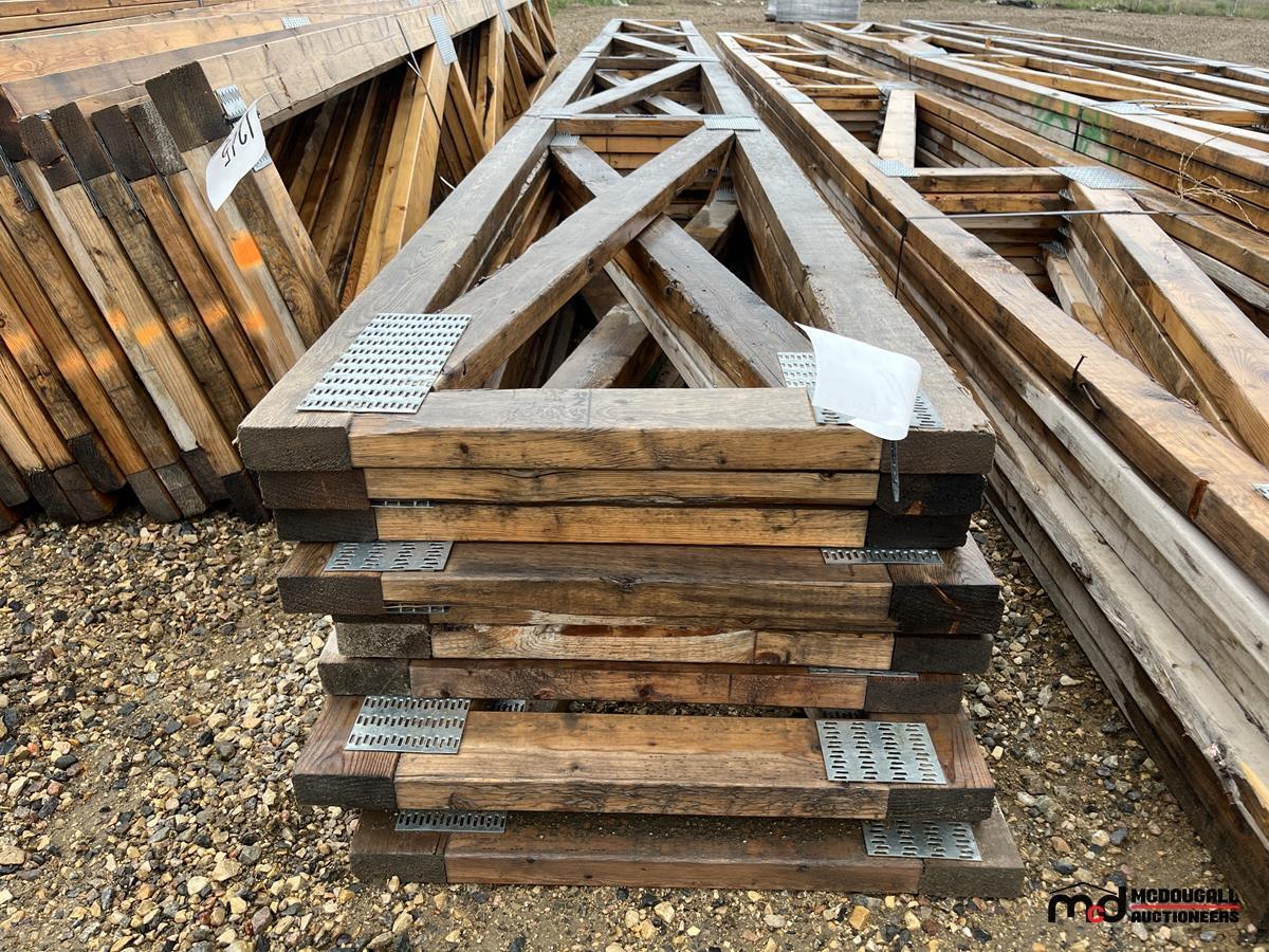 (25' x 2' x 1 1/2'') Bundle of Wood Trusses