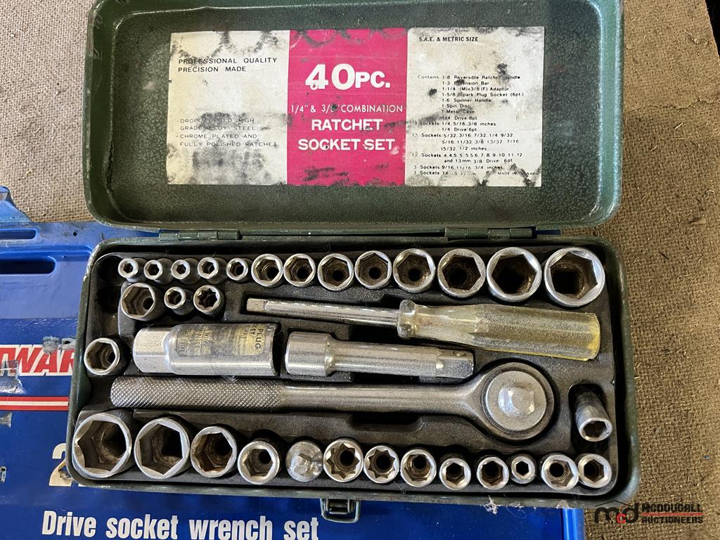 Assorted Socket Sets & Tap and Die Set