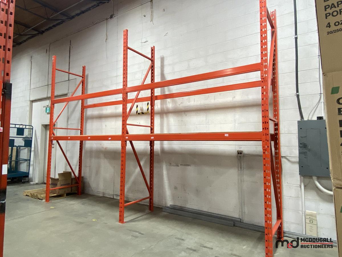 (2) Sections of Pallet Racking (3'x12'x17')