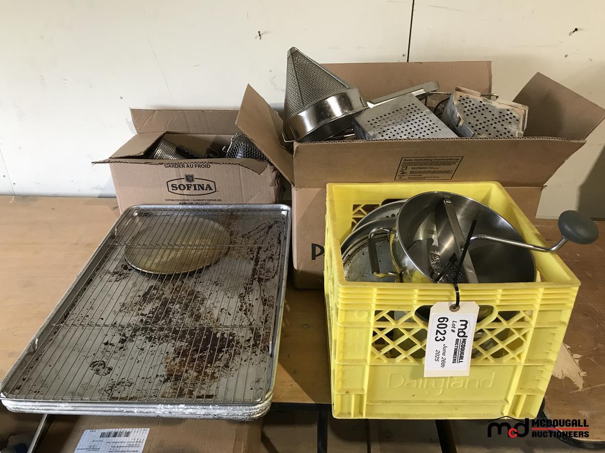 Metal Sheet Pans, Shedder, Sifter, Inserts, Deep Fryer Strainers, Mugs ...