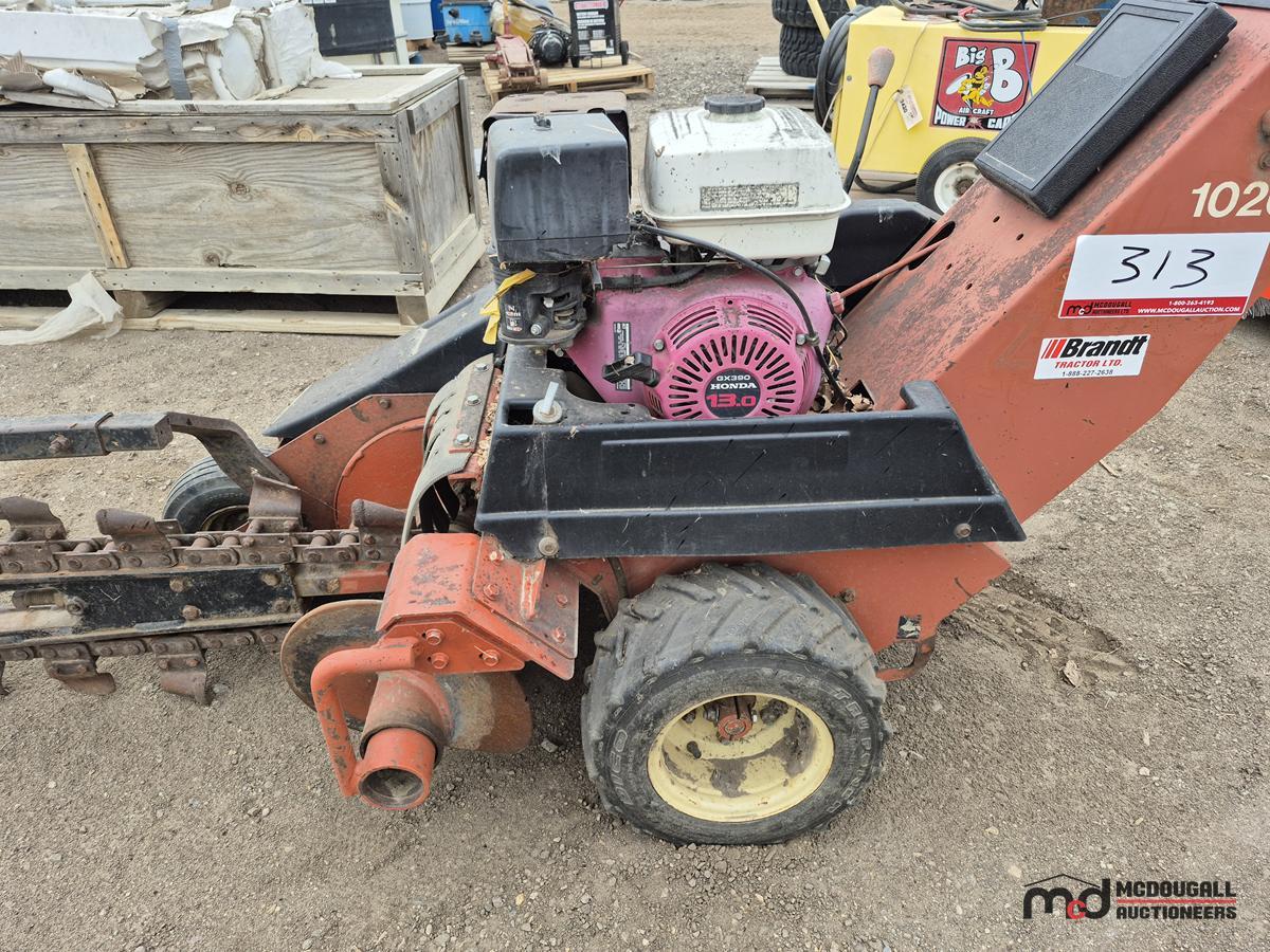 Charles Machine Works Ditch Witch 1020H Walk Behind Trencher