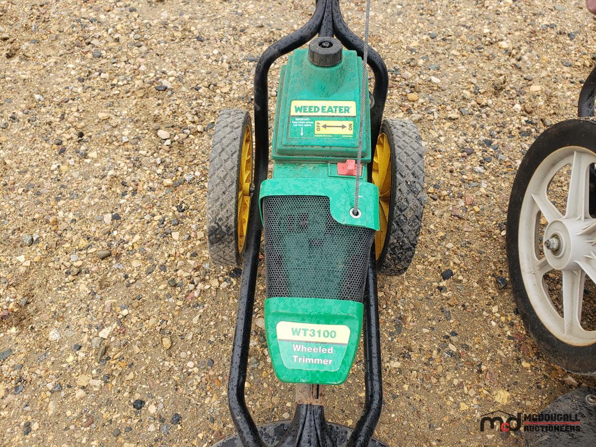Earthquake 22" Cutting Path and Weed Eater WT3100 Wheeled Trimmer (Non ...
